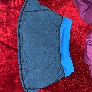 Blue Lululemon Tennis Skirt